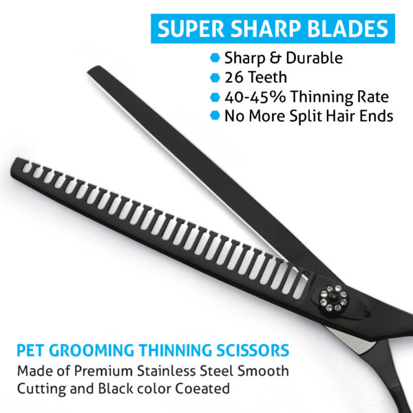 Dog Grooming Blending Scissor Black Color