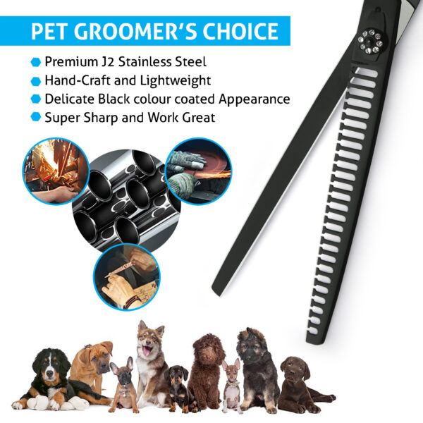 Dog Grooming Blending Scissor Black Color