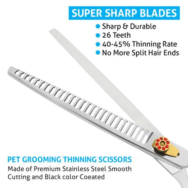 26 Teeth Thinning Dog Grooming Blending Scissor