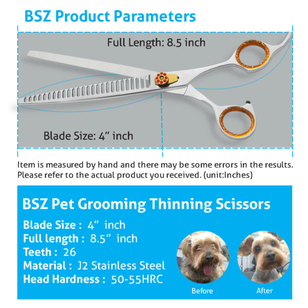 26 Teeth Thinning Dog Grooming Blending Scissor