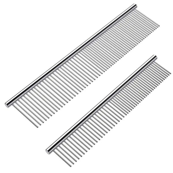 Rounded Ends Stainless Steel Teeth Dog Comb