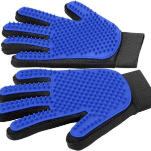 Pet Grooming Glove Gentle Deshedding Brush Glove