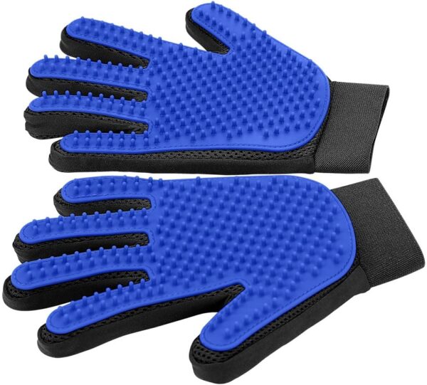 Pet Grooming Glove Gentle Deshedding Brush Glove